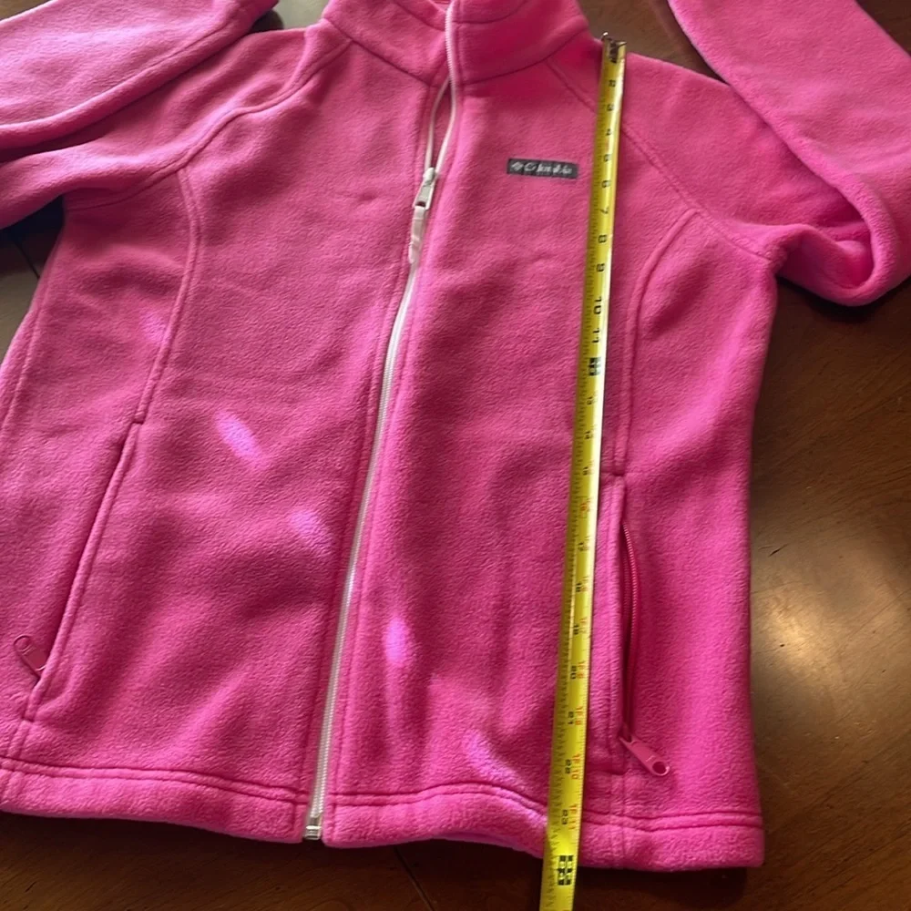 COLUMBIA Girls Fleece Zip Up Jacket - Size XL 18/20